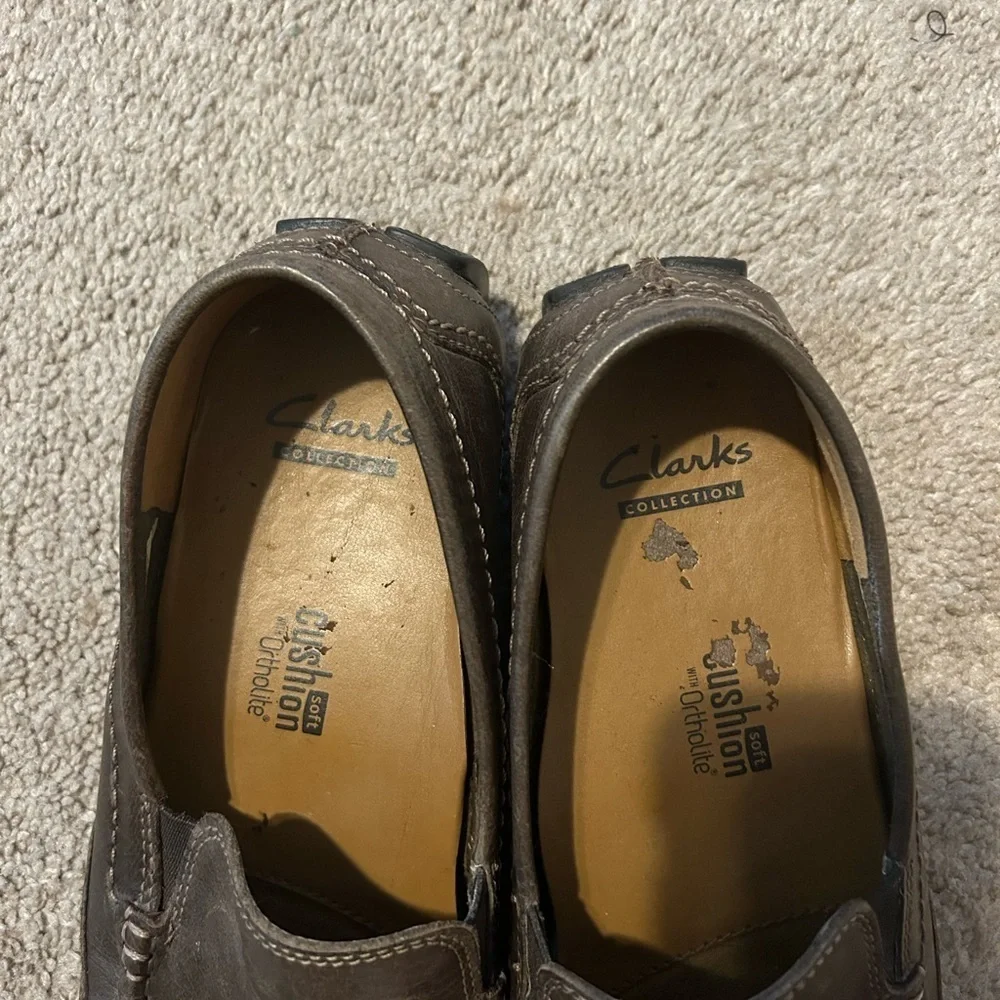 Men’s Brown Clark Loafers size 10